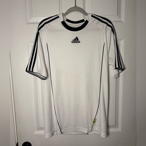 Adidas Men's or Women’s White and Black Jersey
Size Medium